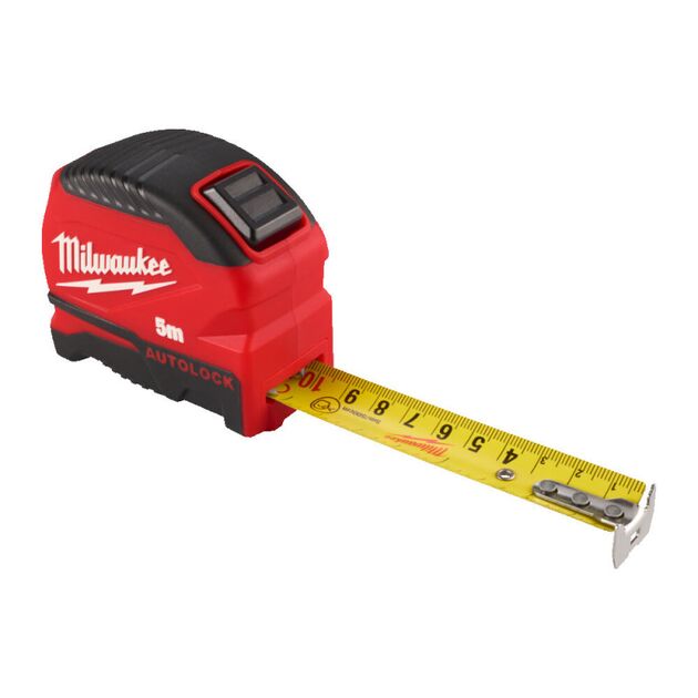 Рулетка AUTOLOCK MILWAUKEE (Gen 2), 5м (25мм), фото , изображение 2 | SNABZHENIE.com.ua Рулетка AUTOLOCK MILWAUKEE (Gen 2), 5м (25мм), фото , изображение 2 | SNABZHENIE.com.ua
