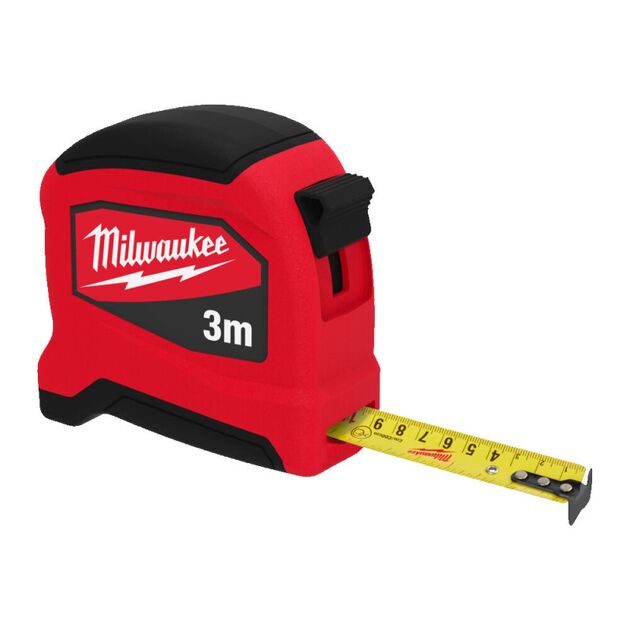 Рулетка Pro Compact MILWAUKEE (Gen 2), 3м, (19мм), фото , изображение 2 | SNABZHENIE.com.ua Рулетка Pro Compact MILWAUKEE (Gen 2), 3м, (19мм), фото , изображение 2 | SNABZHENIE.com.ua