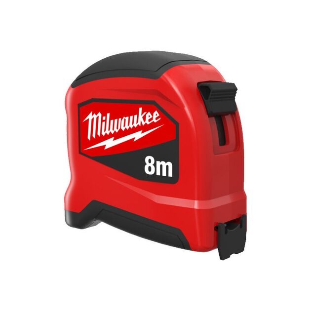 Рулетка SLIMLINE MILWAUKEE (Gen 2), 8м, (25мм), фото , изображение 2 | SNABZHENIE.com.ua Рулетка SLIMLINE MILWAUKEE (Gen 2), 8м, (25мм), фото , изображение 2 | SNABZHENIE.com.ua