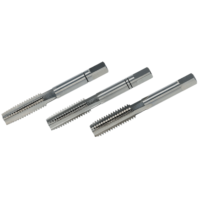 Мітчик руч. UNC 1/4"x20 HSS DIN352, 3шт Volkel, фото  | SNABZHENIE.com.ua