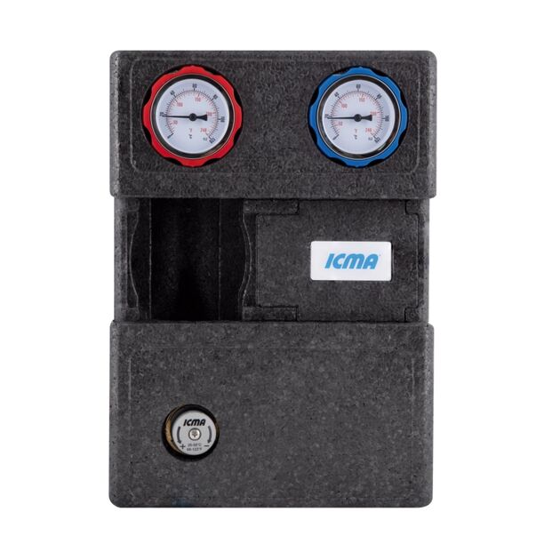 Насосная группа Icma №R004 1 1/2"x1" подключение слева, без насоса 93R004AFS5505SC, фото  | SNABZHENIE.com.ua