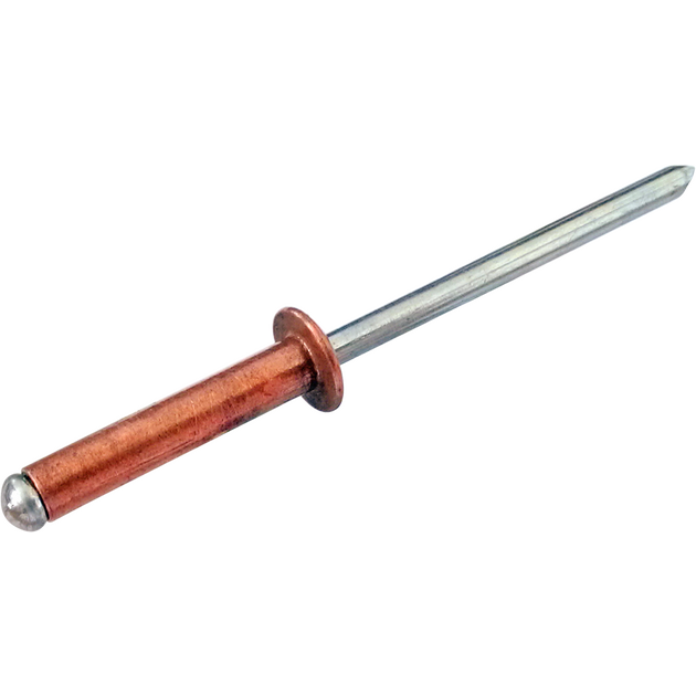 RF-Заклепка 4,0х10 Cu/St пл /3.5-5 ISO 0,95kN, фото  | SNABZHENIE.com.ua