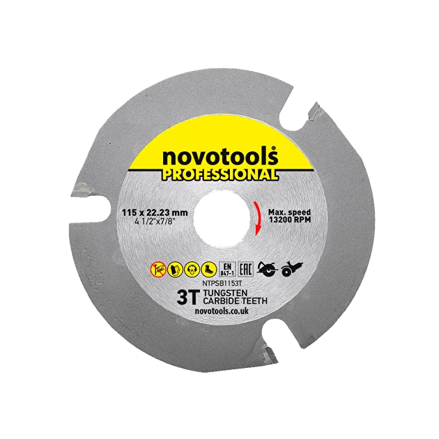 Диск по дереву універс.125мм д/КШМ NovoTools, фото  | SNABZHENIE.com.ua