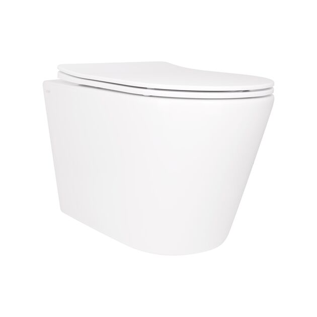 Унитаз подвесной Qtap Scorpio безободковый Ultra Quiet с сиденьем Soft-close QT14332380ASW, фото  | SNABZHENIE.com.ua