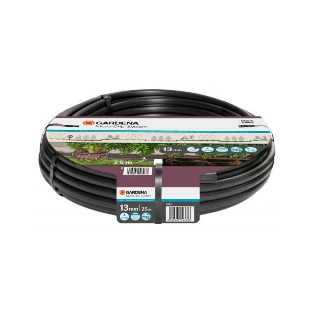 Шланг для микрокапельного полива Gardena Micro-Drip-System 13 мм 25 м, фото , зображення 3 | SNABZHENIE.com.ua Шланг для микрокапельного полива Gardena Micro-Drip-System 13 мм 25 м, фото , зображення 3 | SNABZHENIE.com.ua
