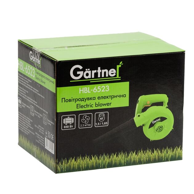 Повітродув садовий Gartner HBL-6523 650Вт 138м куб/год 1.5кг, фото , изображение 7 | SNABZHENIE.com.ua Повітродув садовий Gartner HBL-6523 650Вт 138м куб/год 1.5кг, фото , изображение 7 | SNABZHENIE.com.ua
