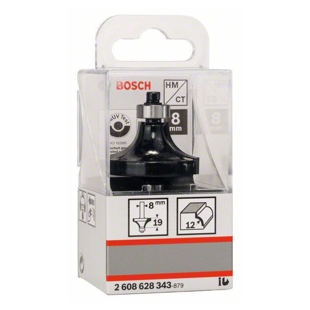 Фреза карнизна Bosch Professional Std S8 R12 L19, фото , изображение 6 | SNABZHENIE.com.ua