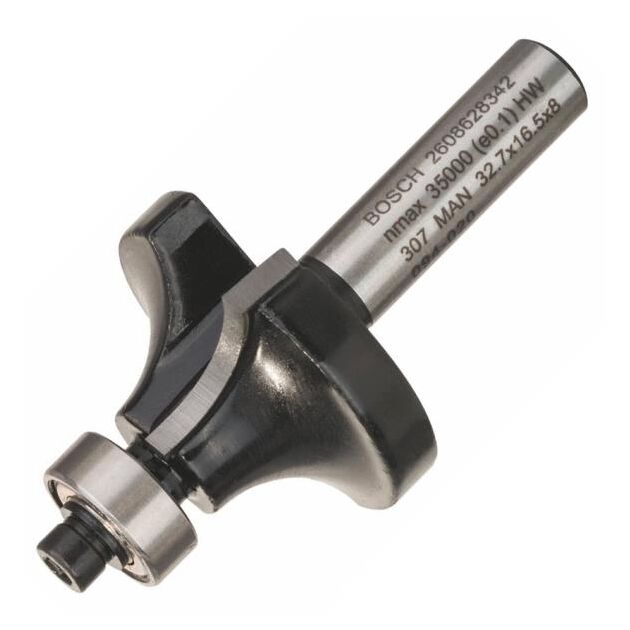 Фреза карнизна Bosch Professional Std S8 R10 L16.5, фото , изображение 2 | SNABZHENIE.com.ua