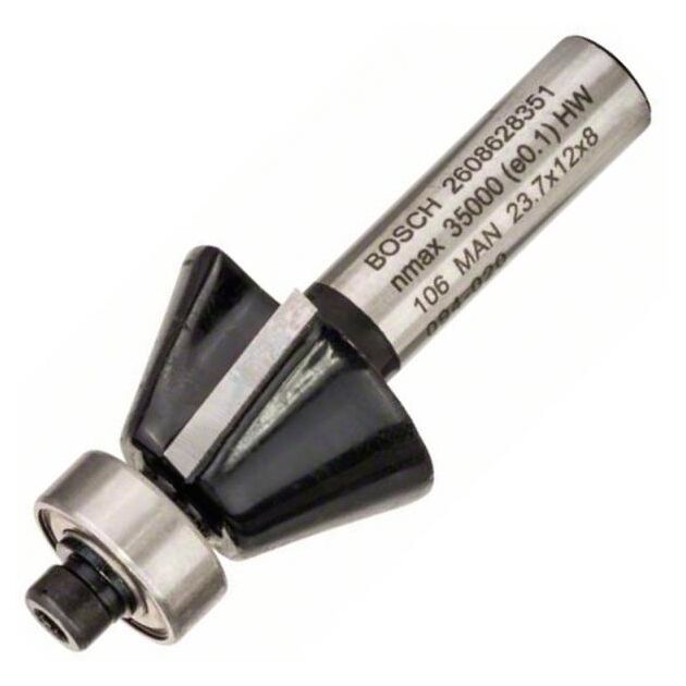 Фреза фасонна Bosch Professional Std S8 D23.7 В5.5 L12 25°, фото  | SNABZHENIE.com.ua