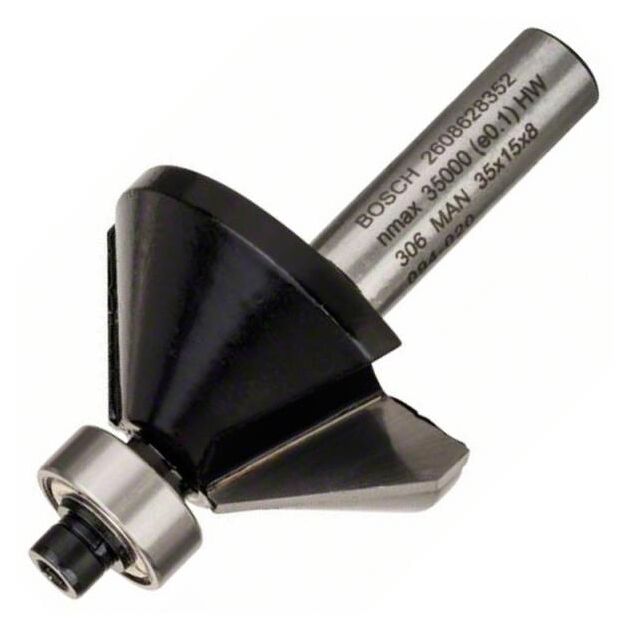 Фреза фасонна Bosch Professional Std S8 D11 L15 45°, фото , изображение 2 | SNABZHENIE.com.ua