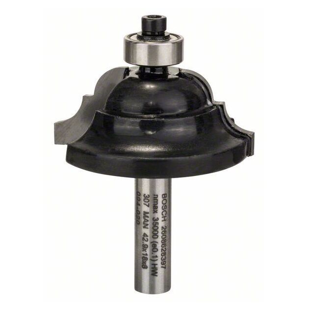 Фреза профільна D Bosch Professional Std S8 R6.3 B15 L18, фото , изображение 3 | SNABZHENIE.com.ua