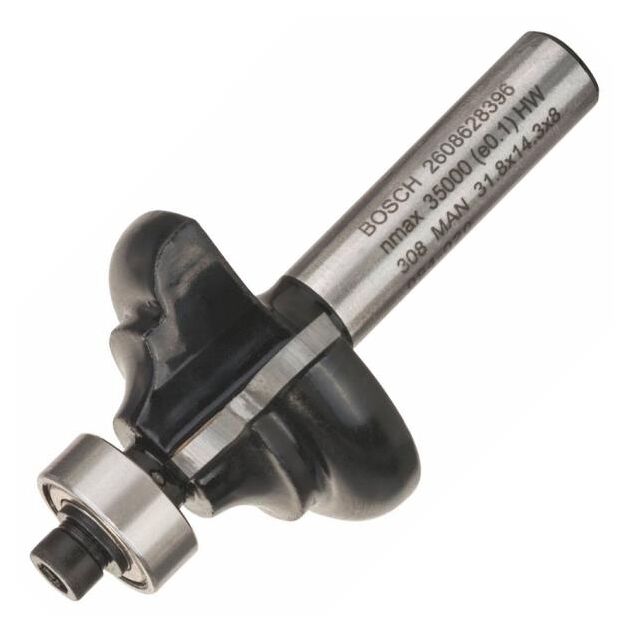 Фреза профільна C Bosch Professional Std S8 R4.8 B9.5 L14, фото , изображение 2 | SNABZHENIE.com.ua