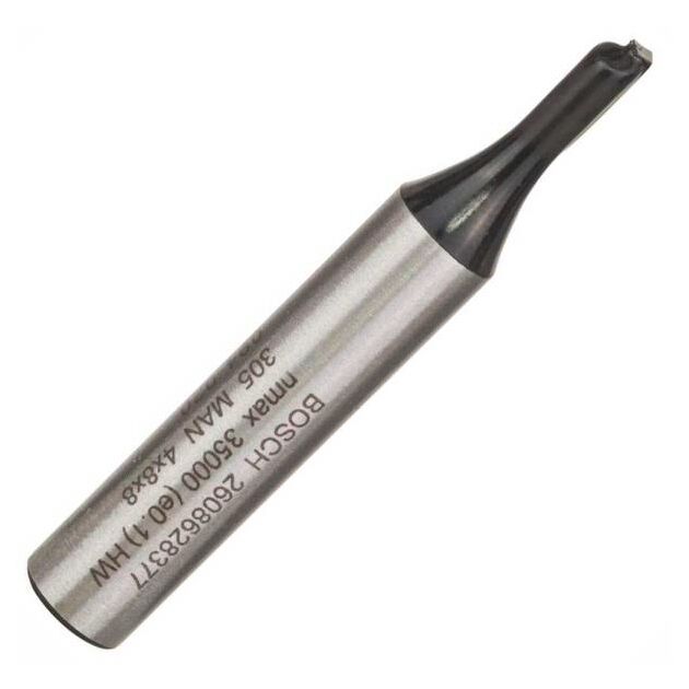 Фреза пазова Bosch Professional з одним лезом Std S8 D4 L8, фото , зображення 2 | SNABZHENIE.com.ua