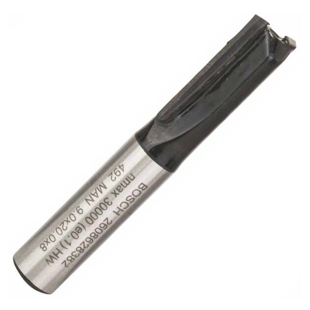Фреза пазова Bosch Professional з двома лезами Std S8 D9 L20, фото  | SNABZHENIE.com.ua