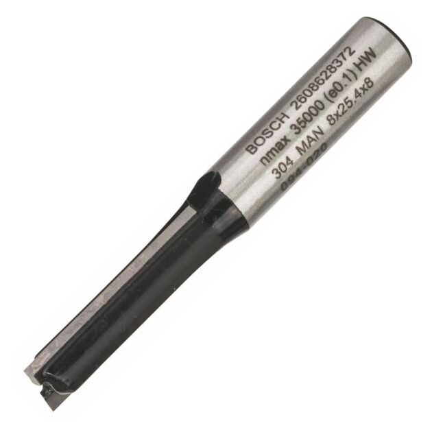 Фреза пазова Bosch Professional з двома лезами Std S8 D8 L25.4, фото  | SNABZHENIE.com.ua
