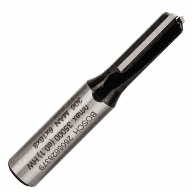 Фреза пазова Bosch Professional з двома лезами Std S8 D6 L16, фото  | SNABZHENIE.com.ua