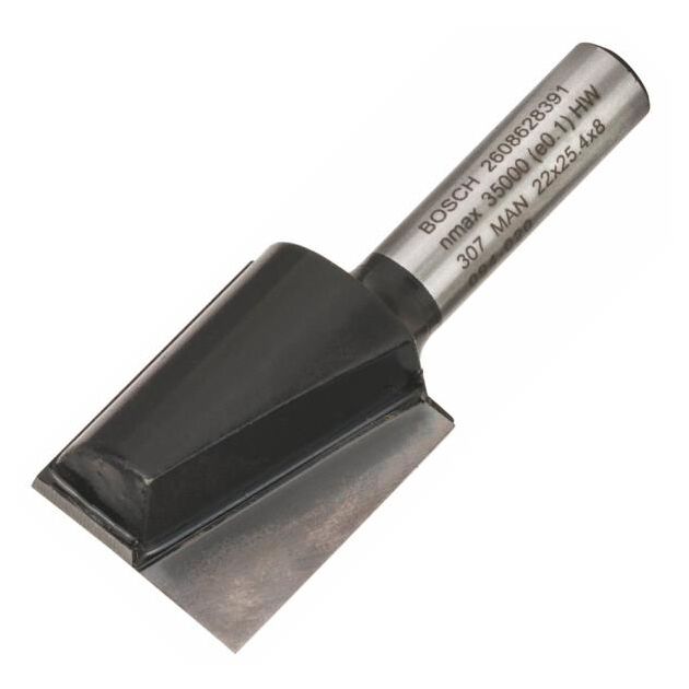 Фреза пазова Bosch Professional з двома лезами Std S8 D22 L25, фото , изображение 2 | SNABZHENIE.com.ua