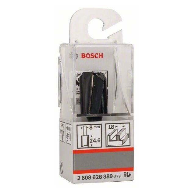 Фреза пазова Bosch Professional з двома лезами Std S8 D18 L25, фото , изображение 6 | SNABZHENIE.com.ua