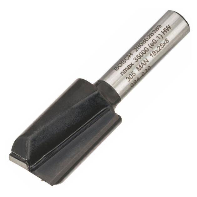 Фреза пазова Bosch Professional з двома лезами Std S8 D18 L25, фото , изображение 2 | SNABZHENIE.com.ua