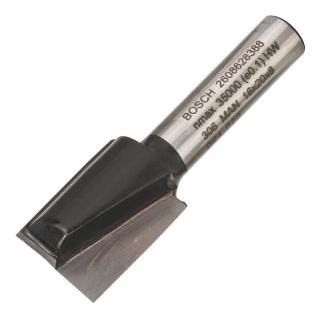 Фреза пазова Bosch Professional з двома лезами Std S8 D16 L20, фото  | SNABZHENIE.com.ua