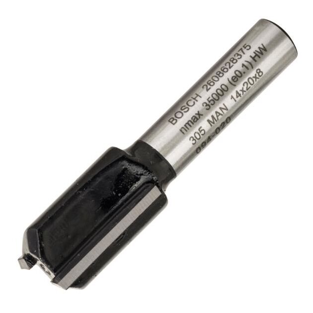 Фреза пазова Bosch Professional з двома лезами Std S8 D14 L20, фото , изображение 2 | SNABZHENIE.com.ua