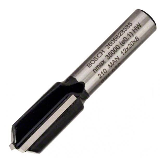 Фреза пазова Bosch Professional з двома лезами Std S8 D12 L20, фото  | SNABZHENIE.com.ua