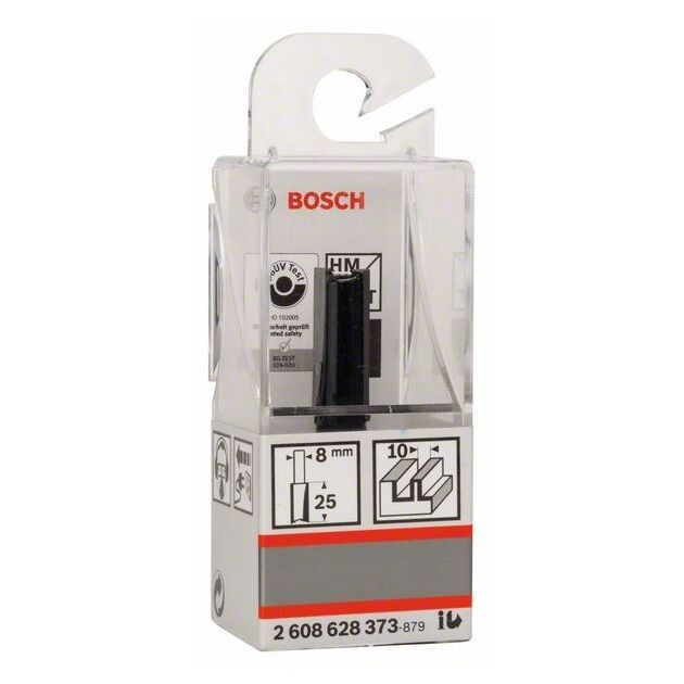Фреза пазова Bosch Professional з двома лезами Std S8 D10 L25.4, фото , изображение 7 | SNABZHENIE.com.ua