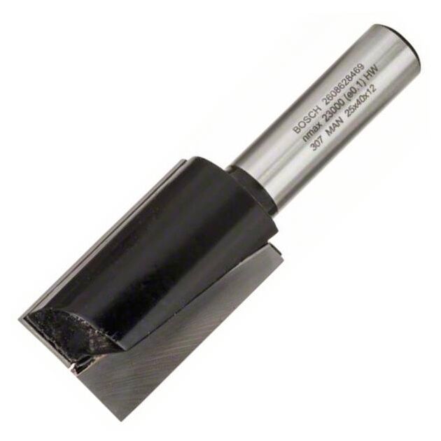 Фреза пазова Bosch Professional з двома лезами Std S12 D25 L40, фото , зображення 2 | SNABZHENIE.com.ua