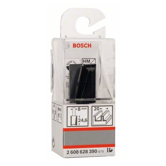 Фреза пазова Bosch Professional Std S8 D20 L25, фото , изображение 4 | SNABZHENIE.com.ua