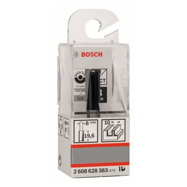 Фреза пазова Bosch Professional Std S8 D10 L20, фото , зображення 4 | SNABZHENIE.com.ua