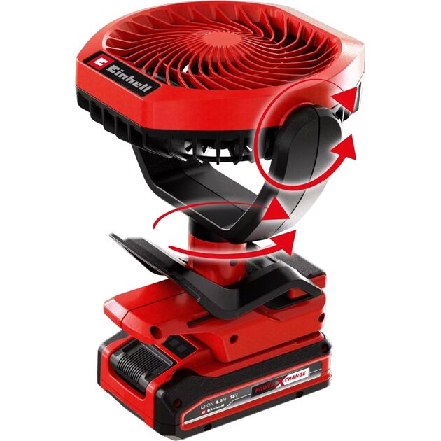 Вентилятор акумуляторний Einhell GC-CF 18/110 Li - Solo, PXC, 18В, безщітковий, діам. 110 мм, 1500 м3/год, 3 режими, 0.48 кг (без АКБ і ЗП), фото , изображение 8 | SNABZHENIE.com.ua Вентилятор акумуляторний Einhell GC-CF 18/110 Li - Solo, PXC, 18В, безщітковий, діам. 110 мм, 1500 м3/год, 3 режими, 0.48 кг (без АКБ і ЗП), фото , изображение 8 | SNABZHENIE.com.ua