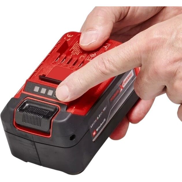 Набір акумулятора та зарядного пристрою Einhell Starter Kit PXC 18В 1х5.2А·год 0.89кг, фото , изображение 5 | SNABZHENIE.com.ua Набір акумулятора та зарядного пристрою Einhell Starter Kit PXC 18В 1х5.2А·год 0.89кг, фото , изображение 5 | SNABZHENIE.com.ua