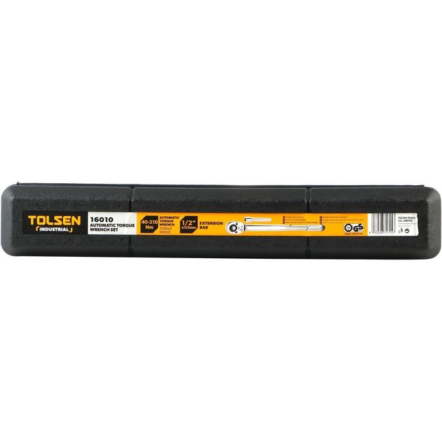 Ключ динамометричний Tolsen Профі, 1/2", CrV, 470мм, 40-210Нм, фото , зображення 9 | SNABZHENIE.com.ua Ключ динамометричний Tolsen Профі, 1/2", CrV, 470мм, 40-210Нм, фото , зображення 9 | SNABZHENIE.com.ua