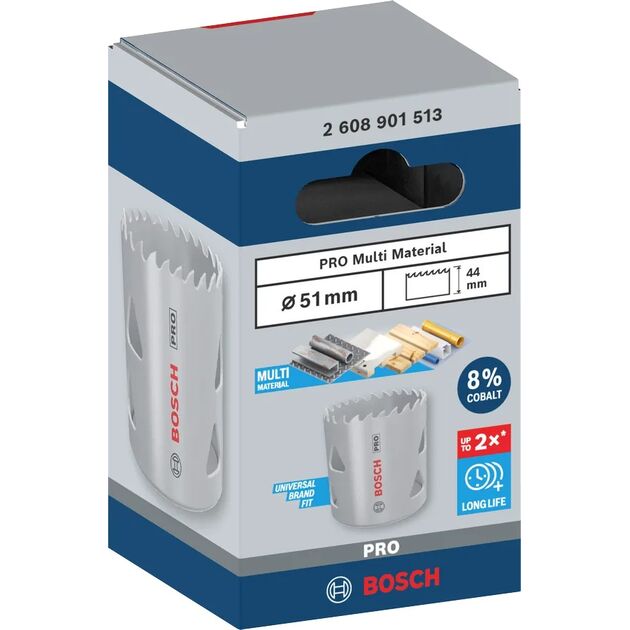 Коронка Bosch Professional Multi Material 51мм з різьбою, фото , изображение 10 | SNABZHENIE.com.ua