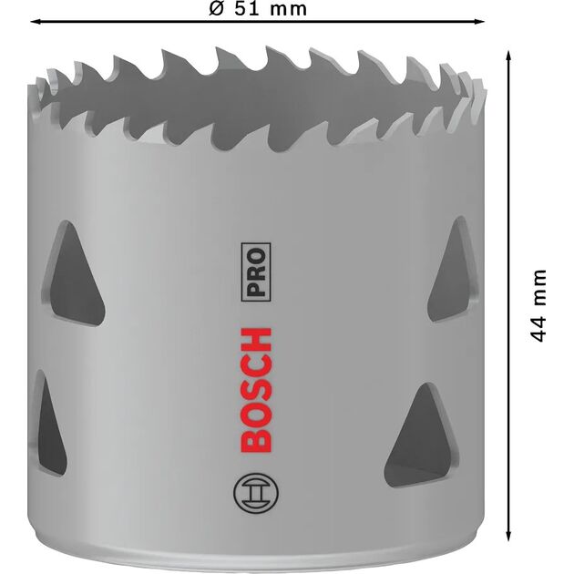 Коронка Bosch Professional Multi Material 51мм з різьбою, фото , изображение 9 | SNABZHENIE.com.ua