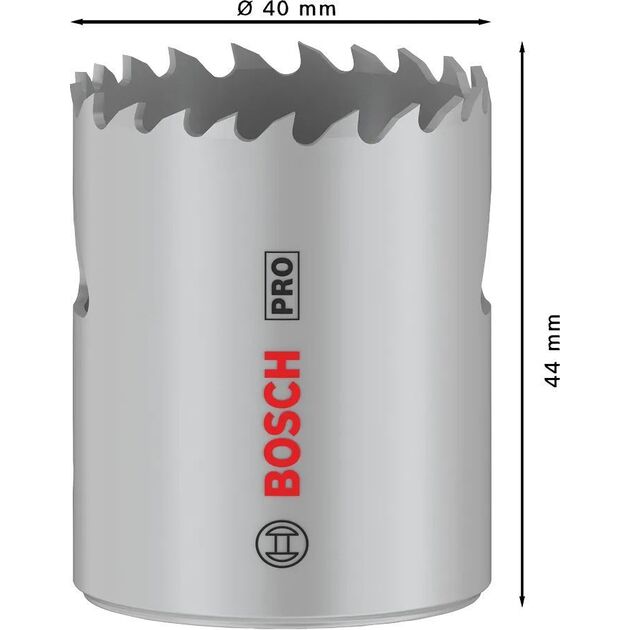 Коронка Bosch Professional Multi Material 40мм з різьбою, фото , изображение 10 | SNABZHENIE.com.ua