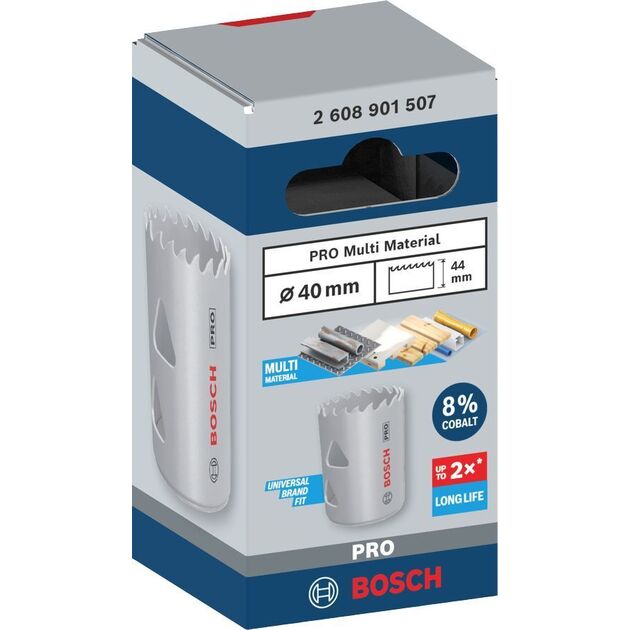 Коронка Bosch Professional Multi Material 40мм з різьбою, фото , изображение 9 | SNABZHENIE.com.ua