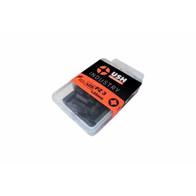 Насадка викруткова USH Industry : Phillips PZ3 x 25 мм. Torsion Уп. 25 шт., фото  | SNABZHENIE.com.ua