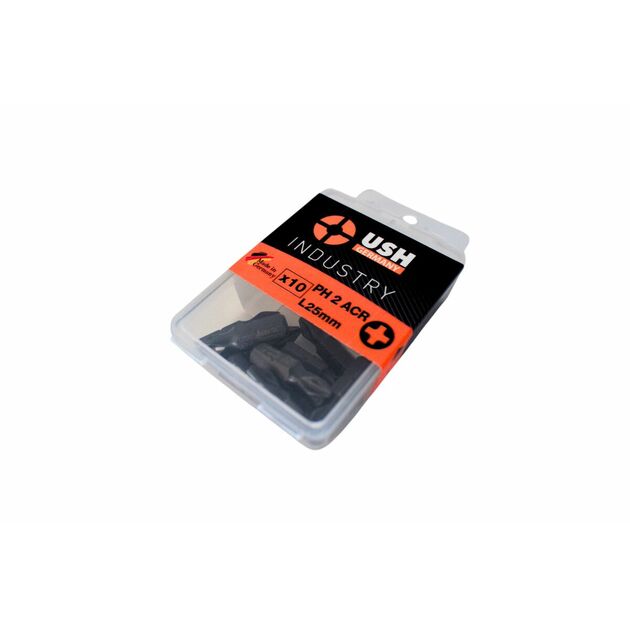 Насадка викруткова USH Industry ACR : Phillips PH2 x 25 мм. Уп. 10 шт., фото  | SNABZHENIE.com.ua