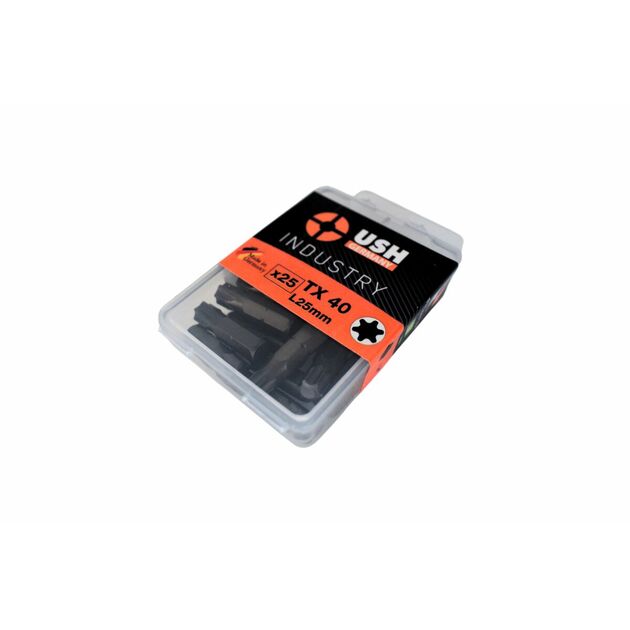 Насадка викруткова USH Industry : TORX T40 x 25 мм, Torsion Уп. 25 шт., фото  | SNABZHENIE.com.ua