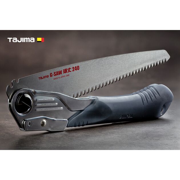 Ножовка ручная по дереву TAJIMA (Япония) G-SAW GK-GJ210 универсальная складная, силиконовая ручка 210 мм, фото , зображення 3 | SNABZHENIE.com.ua Ножовка ручная по дереву TAJIMA (Япония) G-SAW GK-GJ210 универсальная складная, силиконовая ручка 210 мм, фото , зображення 3 | SNABZHENIE.com.ua