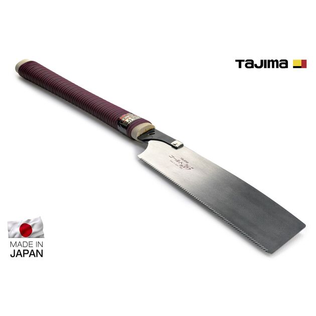 Ножовка ручная по дереву TAJIMA (Япония) Japan Pull GNC-250 ротанговая ручка, лезвие 250 мм, 18 TPI, фото  | SNABZHENIE.com.ua