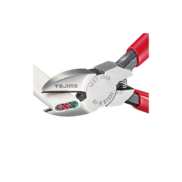 Мини диагональные кусачки бокорезы 125 мм TAJIMA  Premium (Япония) CrV, изогнутые губки, универсальные, фото , зображення 2 | SNABZHENIE.com.ua Мини диагональные кусачки бокорезы 125 мм TAJIMA  Premium (Япония) CrV, изогнутые губки, универсальные, фото , зображення 2 | SNABZHENIE.com.ua
