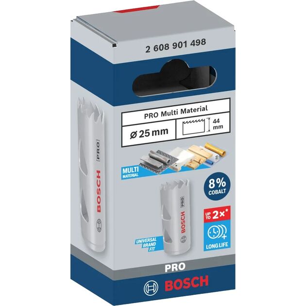 Коронка Bosch Professional Multi Material 25мм з різьбою, фото , зображення 10 | SNABZHENIE.com.ua