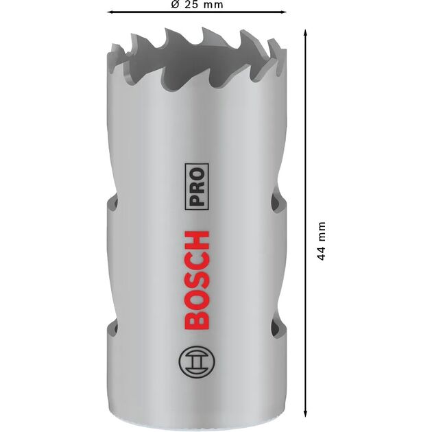 Коронка Bosch Professional Multi Material 25мм з різьбою, фото , зображення 9 | SNABZHENIE.com.ua