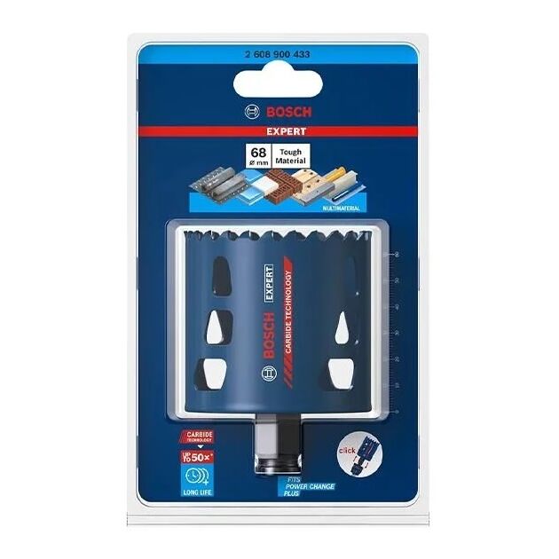 Коронка Bosch Professional Expert Tough Material 68x60мм, фото , изображение 6 | SNABZHENIE.com.ua