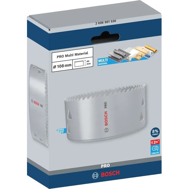 Коронка Bosch Professional Multi Material 108мм з різьбою, фото , изображение 10 | SNABZHENIE.com.ua