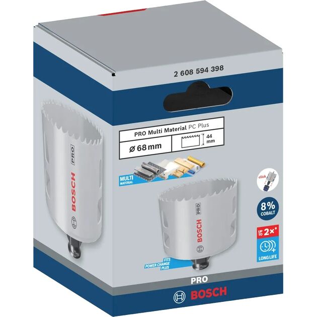 Коронка Bosch Professional Multi Material PC Plus 68 мм, фото , изображение 10 | SNABZHENIE.com.ua