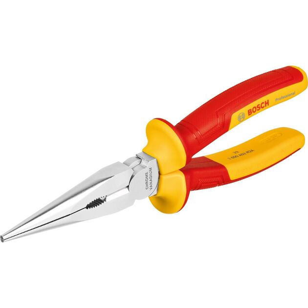 Плоскогубці з довгим носом прямі Bosch Professional, 200 мм, VDE, фото  | SNABZHENIE.com.ua