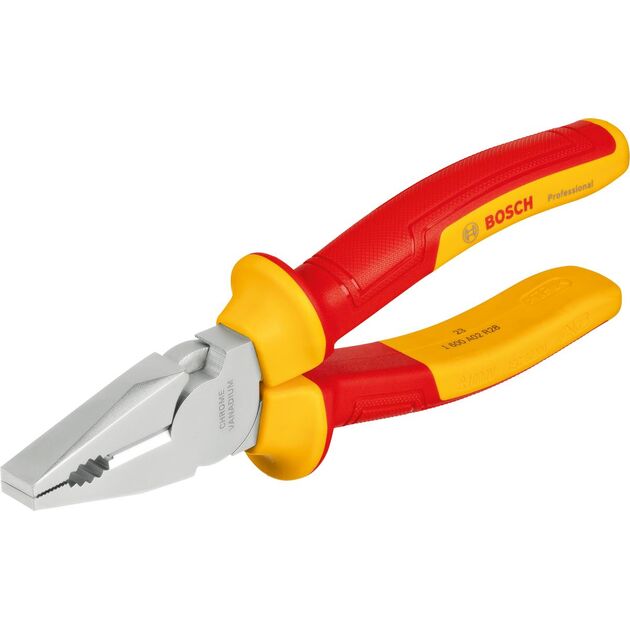 Плоскогубці комбіновані Bosch Professional, 180 мм, VDE, фото  | SNABZHENIE.com.ua
